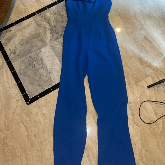 Lovers + Friends Danica Off The Shoulder Jumpsuit in Cerulean Blue Women… - Picture 4 of 14